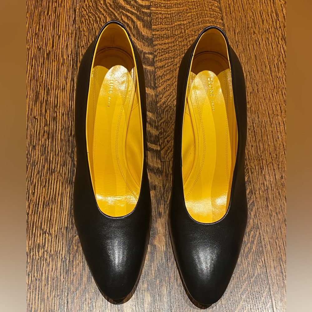 Celine women’s black high heels size 39 (US 8)